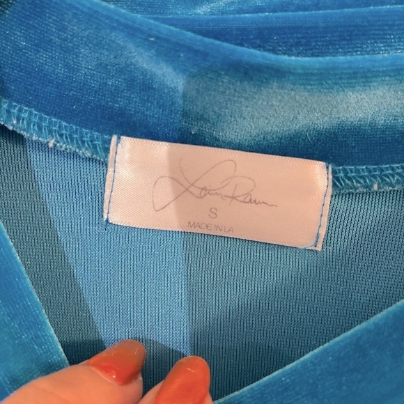 Laina Rauma velour lounge leisure sweatsuit S - Picture 4 of 11